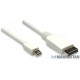 Cable Mini DisplayPort macho a DisplayPort  macho 3.0 m